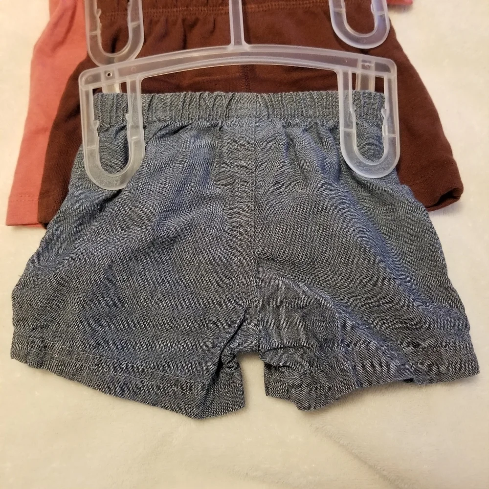 Carters Baby New Four Piece Summer Shorts Sets Size 3 month